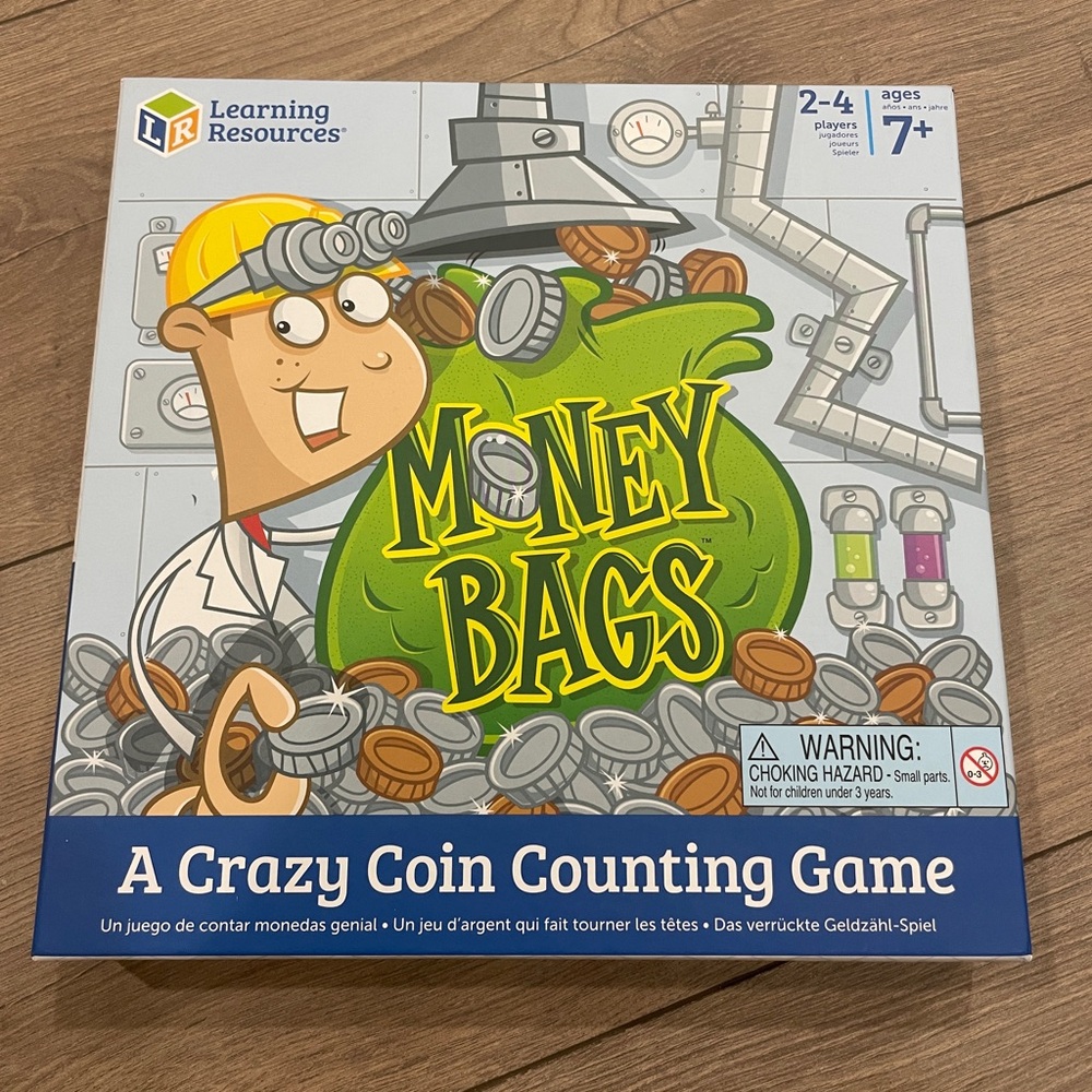 Money Bags Coin Counting Game